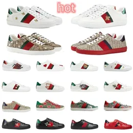 2024New Designer Casual Shoes Sneakers Mens Womens Shoes High Quality Tiger Embroidered Black White Green Stripes Walking Sneakers