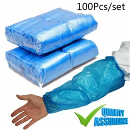 1005001000Pcs Disposable Plastic Oilproof Waterproof Oversleeves Sleeves Covers Cleaning Protective Arm 231225