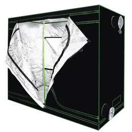 Tenda per luci progressive Stanza per piante verdi con finestra di osservazione e vassoio da pavimento per fiori da interno Coltivazione di ortaggi Mylar riflettente W293T