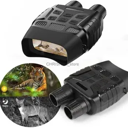 Telescope Binoculars NV3182 HD Night Vision Binoculars Infrared Digital Zoom Hunt Telescope Camping Equipment kan ta bilder och videor 300ml231226