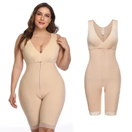 전신 Shapewear 여성 슬리밍 셰이퍼 칼집 열린 가랑이 오버 버스트 코르셋 속옷 플러스 크기 바디 수트 배 벨트 231225