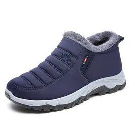 Isolamento Sneaker invernali unisex uomini peluche Donne mantengono scarpe calde da escursionismo comode scarpe da design da palestra che camminano caviglia neri gentiluomini e scarpe Lady BM-808 992