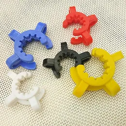 Sundries Cheap 14mm 19mm joint size Plastic Keck Clip Color Plastic Keck Laboratory Lab Clamp Clip for Glass Bong Glass adapter Nectar Coll