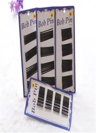 Preto Bobby Pins Mulheres Acessórios Para o Cabelo Bob Pin Meninas Grampos de Cabelo Barrette Onda Reta BB Grampos de Cabelo Jóias de Casamento 50cardslot5425101