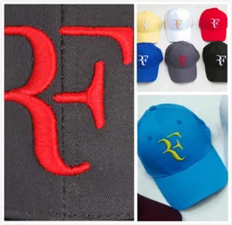 HighQuality White Federer RF Tennis hat cap Summer Men Baseball Cap Cotton Hunting Hat Outdoor New York Sports Flat Hat Fash5915317