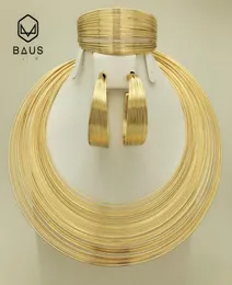 BAUS Eritrea Dubai arabisches Goldschmuckset äthiopische Goldfarbe nigerianische Hochzeit afrikanische Perlen Schmuckset äthiopisch9862896