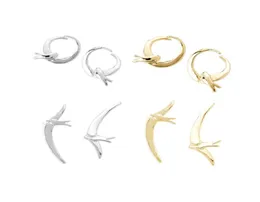 Moon Stud Earring de 50 Plated Jewelry 고품질 스페인 원본 패션 925 Silver 14K Gold Round Pin Earrings Festval Luxury Jewelry Gift3108697