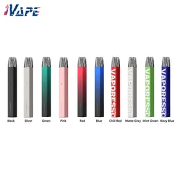 Vaporesso Barr Pod Kit 1.2 ml Mesh Cartridge 350mAh Battery 13W Output with Type-C Fast Charging and Justerbart luftflöde