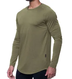 Lu Erkekler Sıcak Satış Yoga Kıyafet Spor Uzun Kollu T-Shirt Mens Sport Style Sıkı Eğitim Fitness Giysileri Elastik Hızlı Kuru Yeni Stil 147