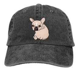 Merhaba Frenchie Puppy Denim Beyzbol Kapakları Merhaba Frenchie Köpek Fatura Kapakları Moda Aktif Kubbe Şapkaları4033782