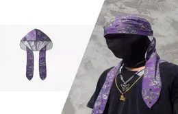 6 цветов шапочка Durag повязка на голову пиратская шляпа банданы для мужчин и женщин шелковистые парики Durags Do DuRag повязки на голову хип-хоп уличные кепки Head7884210