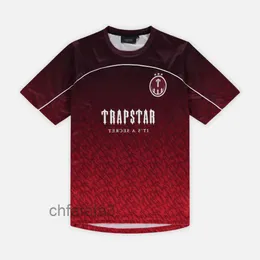 T-shirts pour hommes Trapstar Mesh Football Jersey Bleu Noir Rouge Hommes Sportswear T-shirt 97PC 9KIE 9KIE