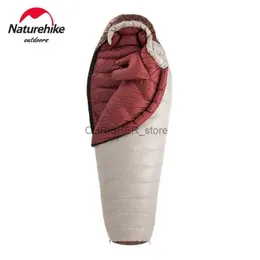 Sacos de dormir Naturehike SnowBird Inverno Múmia Saco de Dormir Ao Ar Livre Ultraleve Portátil Acampamento Pato Para Baixo Manter Quente Preguiçoso BagL231226