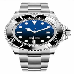 Relógio mestre com moldura de cerâmica profunda, aço inoxidável com fecho deslizante, mecânico automático, masculino, relógios 285f