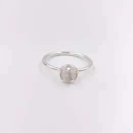 April Locklet Rock Crystal Band Rings 정통 925 스털링 실버 링에 맞는 유럽 스타일 보석 앤디 보석 191012RC6666699