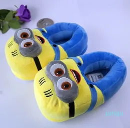 Slippers vrouw Winter Warme pantoffels Despicable Minion Stewart Figuur Schoenen Knuffel Thuis Slipper One Size Doll