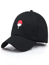 Japońskie anime tato Hat Uchiha Family Hafdery Baseball Caps Black Snapback Hap Hip Hop for Women Men Present Dift9797376