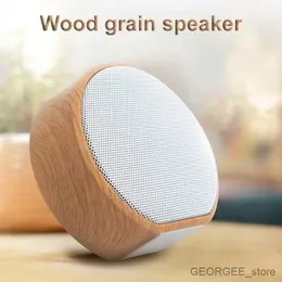 Mini Speakers 2023 Wireless Bluetooth Speaker Portable Subwoofer Outdoor Loud Speaker A60 Wood Grain Speakers Support TF AUX USB FM Radio Sale