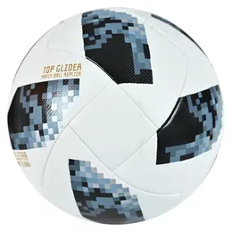 Storlek 4 Fotboll PU Värmebindning Sömlös slitfast anti Slip Soccer Ball Teenagers Indoor Outdoor Team Training Footy Futbol 231225