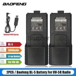 Батарея рации BAOFENG UV5RA для Pofung UV5R UV5RE DM5R Plus BFF8 RT5R RT5 рация BL5 батарея 3800, совместимая с USB 12