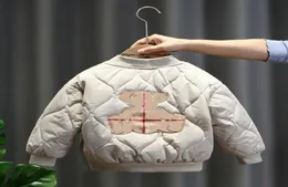 소년 소녀 디자이너 다운 코트 재킷 가을 겨울 어린이 코트 후드 옷의 옷 아기 탑 아이 외피 7669519