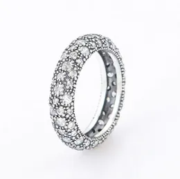 Кольцо из стерлингового серебра 925 пробы с космическими звездами и прозрачными камнями Cz, подходящее стильное ювелирное изделие, обручальное кольцо для влюбленных, модное кольцо для женщин3801084