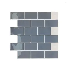Adesivos de parede 60% autoadesivos Backsplash impermeável 3D Epoxy Tile Sticker DIY House Decor