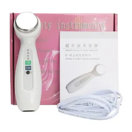 1MHz Ultrasonic Body Cleaner Massager Machine Face Lift Hud Draw Rengöring Wrinkle Removal Beauty Care Device 231225