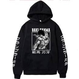 Hoodies Y2k Hip Hop Streetwear Mode Pullover Vintage Anime Kleidung Hamna Baki Neu in Sweatshirts