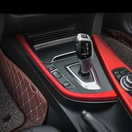 Aufkleber Auto Styling Innere Getriebe Shift Box Panel Abdeckung Trim Stall Dekoration Streifen Aufkleber Für BMW 3 4 Serie 3GT F30 F31 F32 F34 F36 Zugang