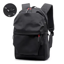 Multifunktion Vattentät ryggsäck Men Luxury Student School Bags Notebook Ryggsäckar Casual veckad 156 tum bärbarväska för 231225