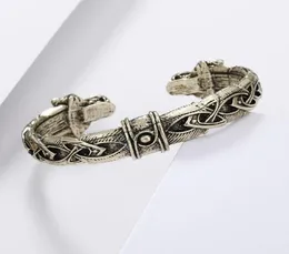 Great Fenrir ręcznie wykonana bransoletka Viking Biżuteria mody dla mężczyzn Kobiety Sci88 Charm Bracelets7337350