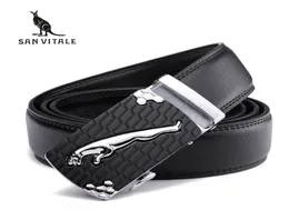 San Vitale Men Belts Leature Leather Luxury Designer Belt Male Belt for Man Automatic Buckle Jeans Cintos Masculinos Ceinture Y191815751