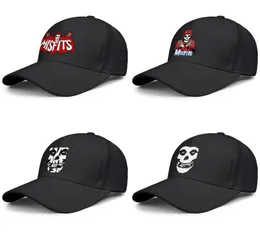 Danzig Designs Misfits Fiend Skull preto homens e mulheres boné de beisebol design designer de golfe legal equipado personalizado chapéus clássicos exclusivos G5079107