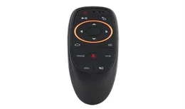 G10G10S Mouse ad aria con telecomando vocale con USB 24GHz Wireless Giroscopio a 6 assi Microfono Telecomandi IR per Android TV Box3585317