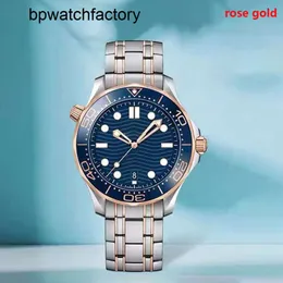 Omegawatch OMG Diving Automatisk mekanisk fashionabell stil Herrklocka Waterproof Belt Wristwatch Factory Wholesale Montre de Luxe Ramsay Wristwatch Dhgate
