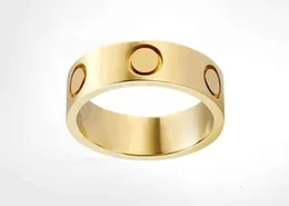 خواتم 2024 دائرة الخاتم حلقة الحب للمرأة المصممة الفاخرة المجوهرات خاتم التيتانيوم الفولاذ الفضة من الرجال والنساء المجوهرات للعشاق زوجين ج