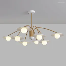 Lustres nórdicos ramo lustre para sala de estar moderna luzes penduradas luminária quarto decoração teto led