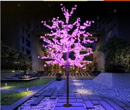 Süslemeler Led Noel Işığı Kiraz Çiçeği Ağacı Işık 1152pcs LED'ler 6ft/1.8m yükseklik 110VAC/220VAC yağmur geçirmez dış mekan kullanımı
