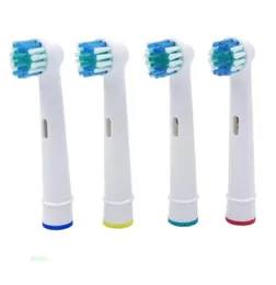 Cabeças de substituição de cabeças de escova de dentes elétrica 4 cabeças/conjunto