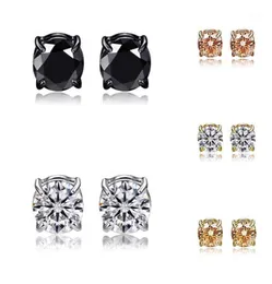 Stud Explosive Zircon Magnet Ear Clips utan genomborrade falska örhängen unisex8325522