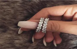 2021 eternidade 925 anel de prata esterlina 4mm laboratório diamante cz noivado anéis de casamento para mulheres homens festa inteira jóias presente90588509338745