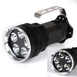 Tochas DHL 50W Lanterna Ultravioleta 5 UV LED 395nm Luz Roxa Tocha Linterna Use 4 * 18650 Bateria com Carregador USB