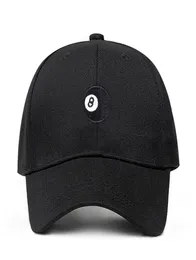 8 bola preto não estruturado pai chapéu moda bonés de beisebol de alta qualidade snapback algodão boné de golfe chapéus garros casquette dropshippin6341900