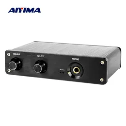 Amplificador aiyima placa decodificadora usb 96khz pcm5100 dac fibra óptica digital para analógico rca l/r conversor amplificador de fone de ouvido estéreo