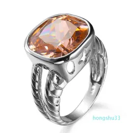 Cabo torcido casal anel s designer fshion marca david amor feminino jóias vintage antigo presente anéis5276880