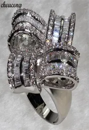 Choucong Big Flower Promise Ring 925 Sterling Silver 5A CZ خواتم الزفاف للنساء للنساء مجوهرات الأصابع هدية 4007695