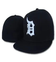 Ganze 2020 neue Men039s Tigers On Field Style Baseball-Fitted Hats Sport Team Logo bestickte vollständig geschlossene Caps Out Door Fas6700849