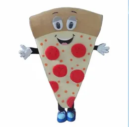 kostuums 2019 Fabriek koop nieuwe PIZZA mascotte kostuum voor volwassenen kerst Halloween Outfit Fancy Dress Pak Gratis Verzending