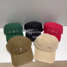 Tasarımcı Beyzbol Kapakları Elmaslı Flep Şapkaları 5 Renkli Spor Güneş Şapkaları Erkek Kadın Golf İçin Günlük Güneş Koruyucu Şapkalar